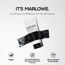 MARLOWE. Body Lotion in Original Sage and Fir scent, shown in a pump bottle with a natural, herbal-inspired label and creamy lotion inside.