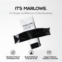 Marlowe exfoliating facial scrub with apricot seed and pumice in a 3-pack, showing textured scrub cream in a jar.
