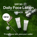 Daily Face Lotion SPF 50 Sunscreen – 2-Pack