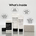 Simple Skincare Set — Cedarwood + Sea Salt